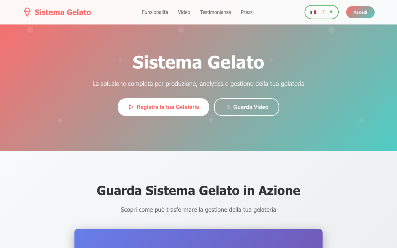 Sistema Gelato PWA